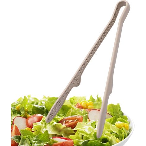 Pince de cuisine en silicone résistant à la chaleur de 11 pouces (kaki), pince de barbecue, adaptée à la maison, au restaurant (1/5)