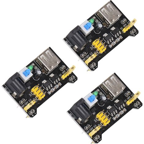 Alimentation Double Sortie 3.3V 5V pour Arduino - Module Régulateur Tension DC - 3 Pièces (1/5)