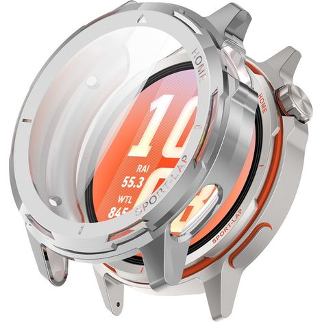 Funda 2 en 1 con protector de pantalla para Huawei Watch GT Runner 2, color plata. (1/5)