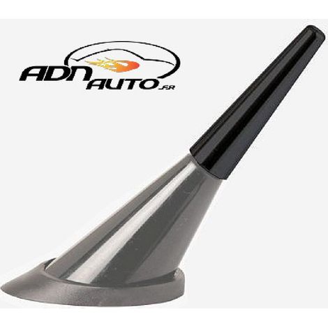 Antenne Alu - Bullet - Courte Noir