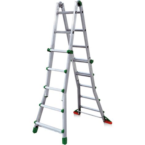 Aluminium-Teleskopleiter FACAL 4x5 Arbeitshöhe max. 6,05 m ALU PRO - BK4A