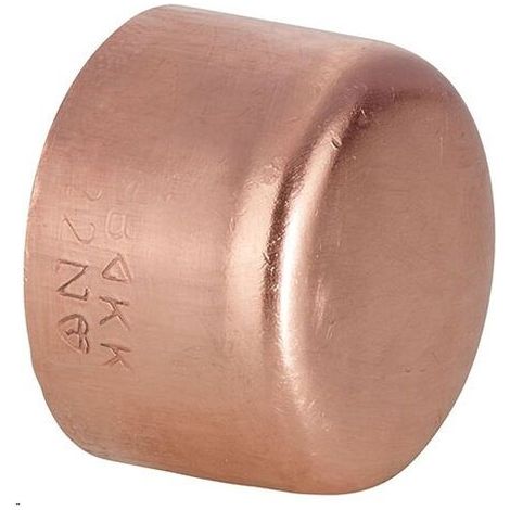 Bouchon en cuivre rond à souder, femelle, diamètre 10 mm, idéal pour habitat