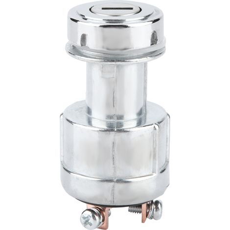 Démarreur à clé avec 2 clés, contacteur universel 12V/24V pour voiture, moto, bateau, interrupteur de démarrage antivol (1/5)