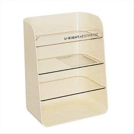 Mehrstufige Make-up-Aufbewahrungsbox fürs Schlafzimmer, geräumiger Kosmetikorganizer, elegante und praktische Aufbewahrungsbox. (1/5)