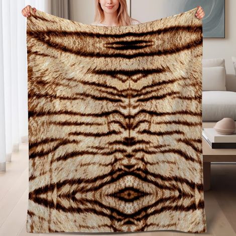 Couverture de lit en polaire, couverture légère et cosy en microfibre pour le printemps, décoration intérieure élégante, cadeau idéal pour femmes hommes, 6080 pouces (1/4)