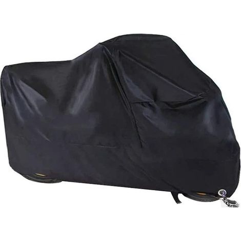Copertura moto, teli impermeabili e resistenti all'inverno per moto, Oxford tessuto 190T con sistema di bloccaggio (1/5)