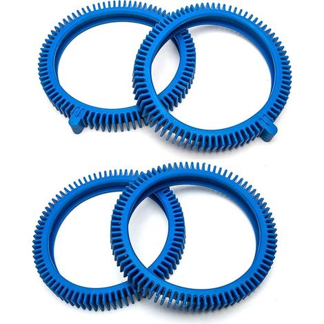 Lot de 2 Kit combiné de pneus avant et arrière de remplacement pour le kit de pneus avant Poolvergnuegen PoolCleaner avec 896584000-143 et kit de pneus arrière 896584000-082 (1/5)