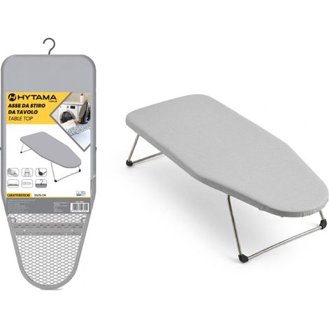 ASSE DA STIRO DA TAVOLO TABLE TOP 30x74CM CON Gancio per appendere e riporre facilmente