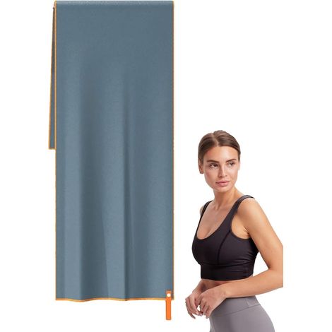 Serviettes de Sport Douce, légère, facile à transporter, séchage rapide Serviette pour le bain pour Golf, Randonnée, Saunas, Spas, Natation, Tennis, Salles de Bains, Plages, Basketballs, (1/5)