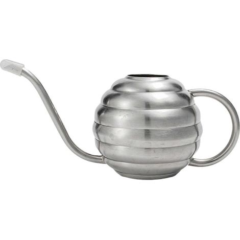 Filiyano-Arrosoirs en acier inoxydable, arrosoirs à long bec, pots de fleurs, arroseurs pour fleurs d'intérieur et d'extérieur, jardins, argent [ls] (1/5)