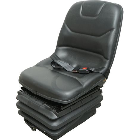 Sedile universale regolabile in altezza e peso 50-130Kg per trattori, macchine agricole, industriali, carrelli elevatori (1/5)