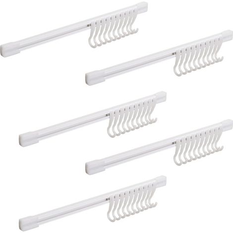 5 Pièces Porte Ustensiles de Cuisine, Crochet Mural Mobile pour Ustensiles de Cuisine, Barre cuisine, pour ustensiles de cuisine (1/5)