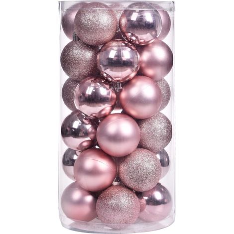 Décorations de Noël pour sapin, grandes boules suspendues avec motif flocon, ornements festifs pour maison, fête et Nouvel An 2026 (1/5)