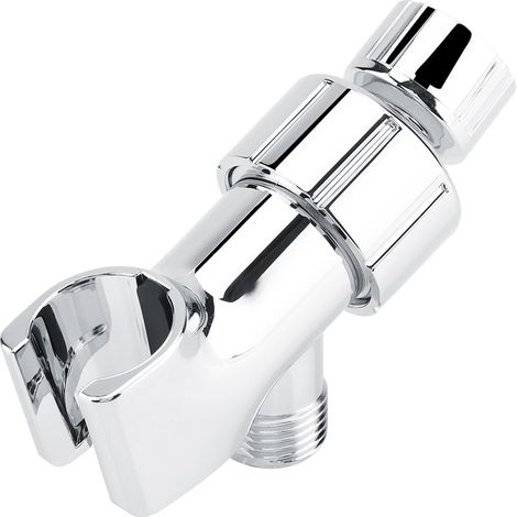 Robinetterie de Douche à 3 Voies en Chrome avec Support Bras et Accessoires Salle de Bain (1/5)
