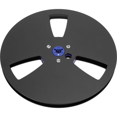 Bobine de bande magnétique vide 1/4" (7 pouces) pour TEAC, ReVox et Studer (1 pièce, noire) (1/5)