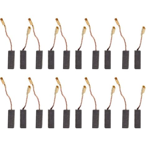Kit d'accessoires en cuivre pour perceuse, meuleuse, 20 pièces de balais de moteur en carbone 5 x 8 x 15 mm (1/5)