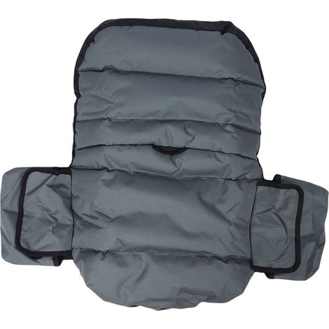 Housse de siège de tondeuse à gazon, tissu Oxford 600D, protection de tracteur réglable, imperméable, pour l'extérieur, gris