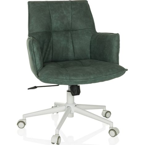 Chaise home office / Chaise pivotante SOLAO LIFE W tissu menthe hjh LIVING (1/5)