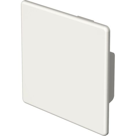 OBO Bettermann Pieza final 60x60mm Polivinilcloruro blanco puro RAL 9010, 6193285