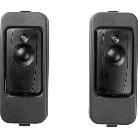 Marantec 88176 Senza Angolo di Montaggio, fotocellula per Porte del Garage, Nero (1/2)