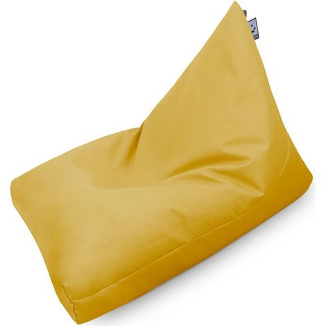 Puff Pirámide Polipiel Indoor Mostaza HAPPERS XL
