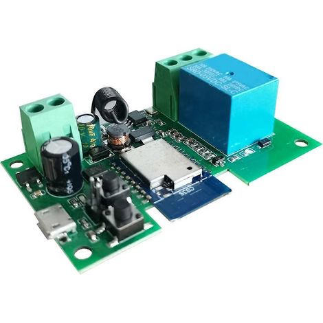 Module de commutation relais Wifi 12V Tuya Smart Life App ( ) (1/5)