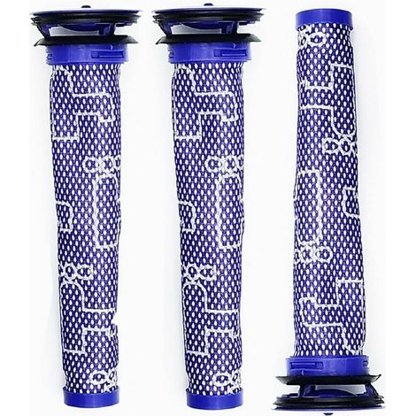 Vorfilter für Dyson V6/V7/V8/DC58-DC74 Staubsauger – 3er-Pack, hohe Effizienz