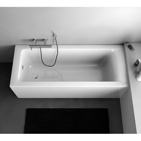 Ideal Standard – Baignoire rectangulaire encastrable 140x70 cm – Connect Air – Pour installation dans espaces confinés – Design moderne (1/3)