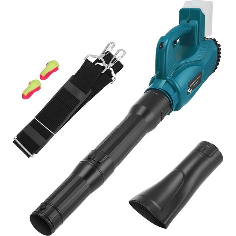 Souffleur à pales, compatible avec les batteries Makita 18 V, vitesse réglable, idéal pour les terrasses, conception à grande capacité, adapté à la construction, à la maison, au jardin et à l'entretie