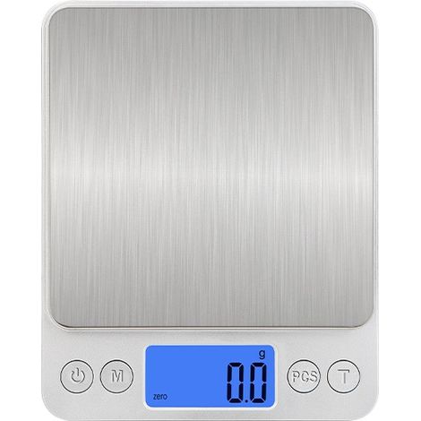 Balance de cuisine numérique rechargeable avec pile incluse - Balance de précision pour la cuisine (1/5)