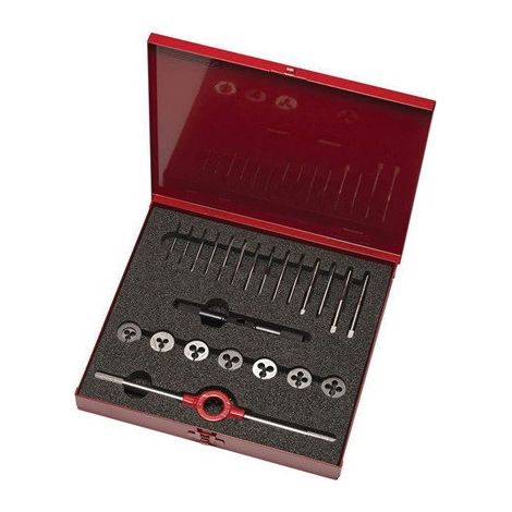 Juego de herramientas de corte de hilo HS-2M M2-M6 23 piezas HSS casete de metal DORMER