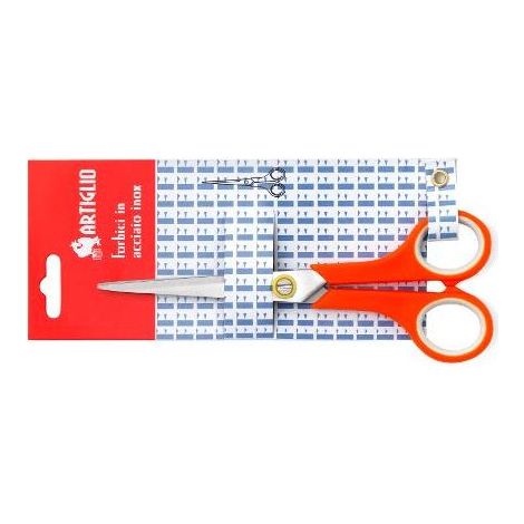 Artiglio 4366T tijera de escritorio y manualidades Universal Corte recto Naranja, Acero inoxidable, Blanco (1/2)
