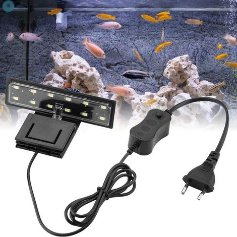 Lampe LED pour aquarium, 5W, clip réglable, étanche, pour poissons et plantes aquatiques.-AquaForge (1/5)