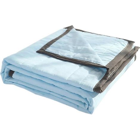 Ice cou ure pour All Season Summer Cooler Quilt pour Sleepers et Night Sweats bleu 200 x 220cm (1/5)