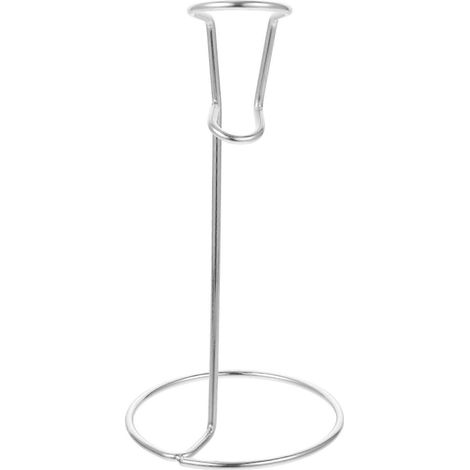 Eierbesenhalter aus Edelstahl, Milchaufschäumer-Ablage für Restaurants, Eierbesenablage (Silber)-Silver (1/4)