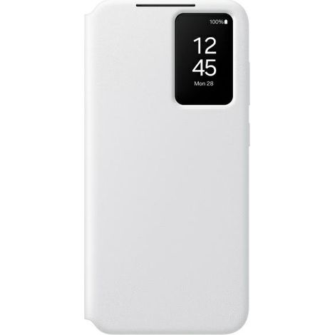 Custodia a portafoglio Smart View bianca per Samsung EF-ZS721CWEGWW S24 FES721 (1/5)