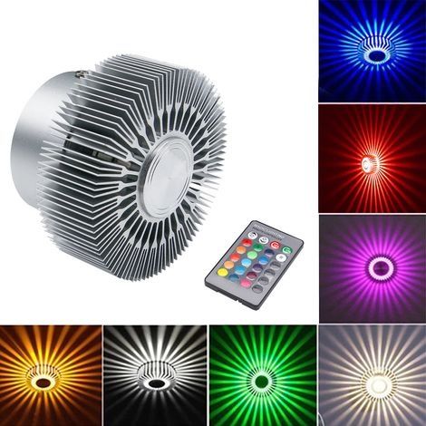 Applique murale enfantSpot lumineux LED encastrable coloré pour le plafond, montage en Surface, idéal (1/5)