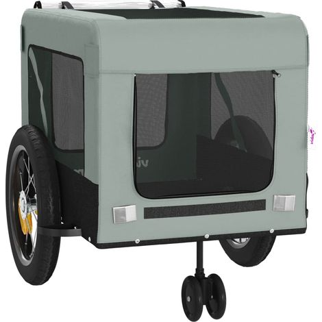 Rimorchio/carrello per animali domestici grigio 020044272