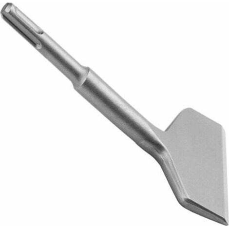 SDS Plus Flachmeißel 165 mm x 75 mm, abgewinkelter Meißel, Profi-Meißel, breiter Meißel für Keramikfliesen und Bodenfliesen (1/5)