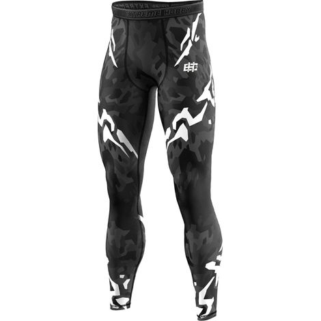 Extreme Hobby Black Panther Leggings Schwarz-Weiß L