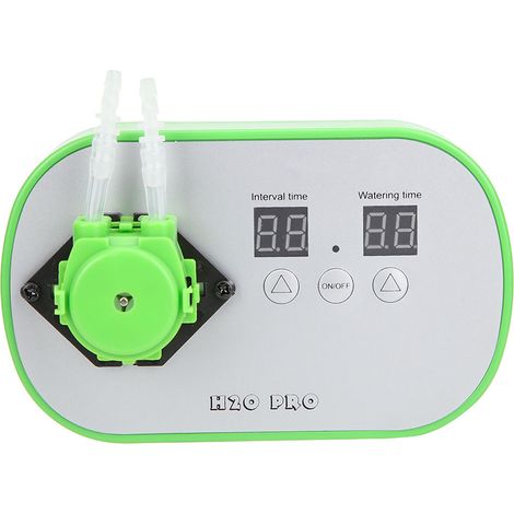 Système d'arrosage automatique intelligent à goutte-à-goutte avec minuterie pour pompe à eau, 100-240 V, débit de 100 ml/min, prise UE. (1/5)