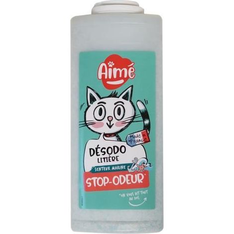 AIME Désodorisant pour litiere marine 700ml - Pour chat (1/5)