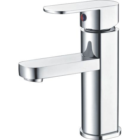 Imex - Grifo Monomando Lavabo Caño Bajo Cromado Serie Liverpool