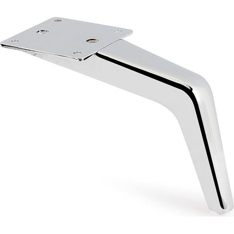 Q&Q pata metal signal h125 cromo , La pata metálica Signal es ideal para sofás y muebles, fabricada en metal duradero, con un acabado en cromo y una altura d