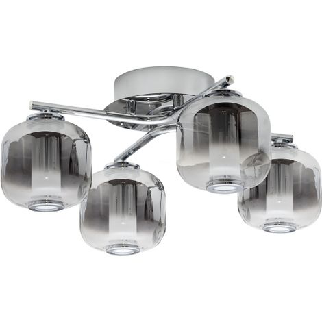 Lampara 4x5w 4000k 1200lm Malvina Cromo 17,5x43d de FABRILAMP. (1/2)