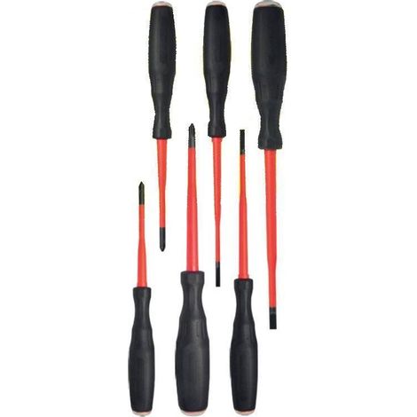 Set di 6 giraviti Futur II da intaglio e croce Intercable 1399007