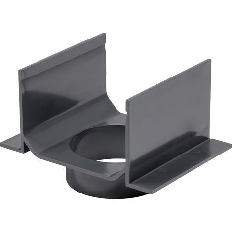 PVC-Verbindungsstück für Entwässerungsrinne für Kies Ø 80 mm (1/3)