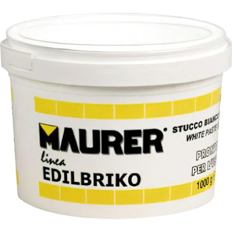 MAURER edil masilla plastica blanca maurer (tarrrina 1,0 kilo)