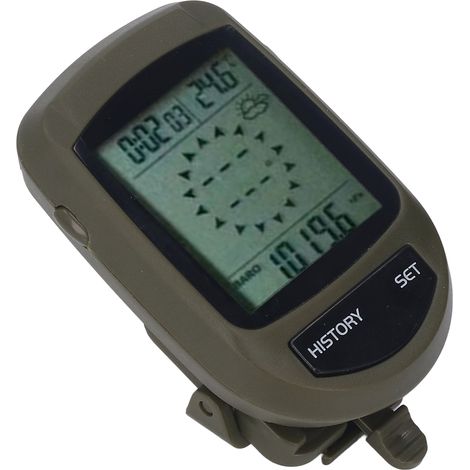 Altimètre numérique LCD 8 en 1, horloge multifonctionnelle avec affichage de l'altitude et de la température, et moniteur météo (1/5)