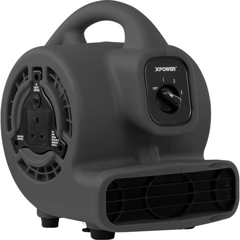 Souffleur d'air, Haute circulation d'air, Énergétiquement efficace, P-80A-noir, UE-a (1/2)